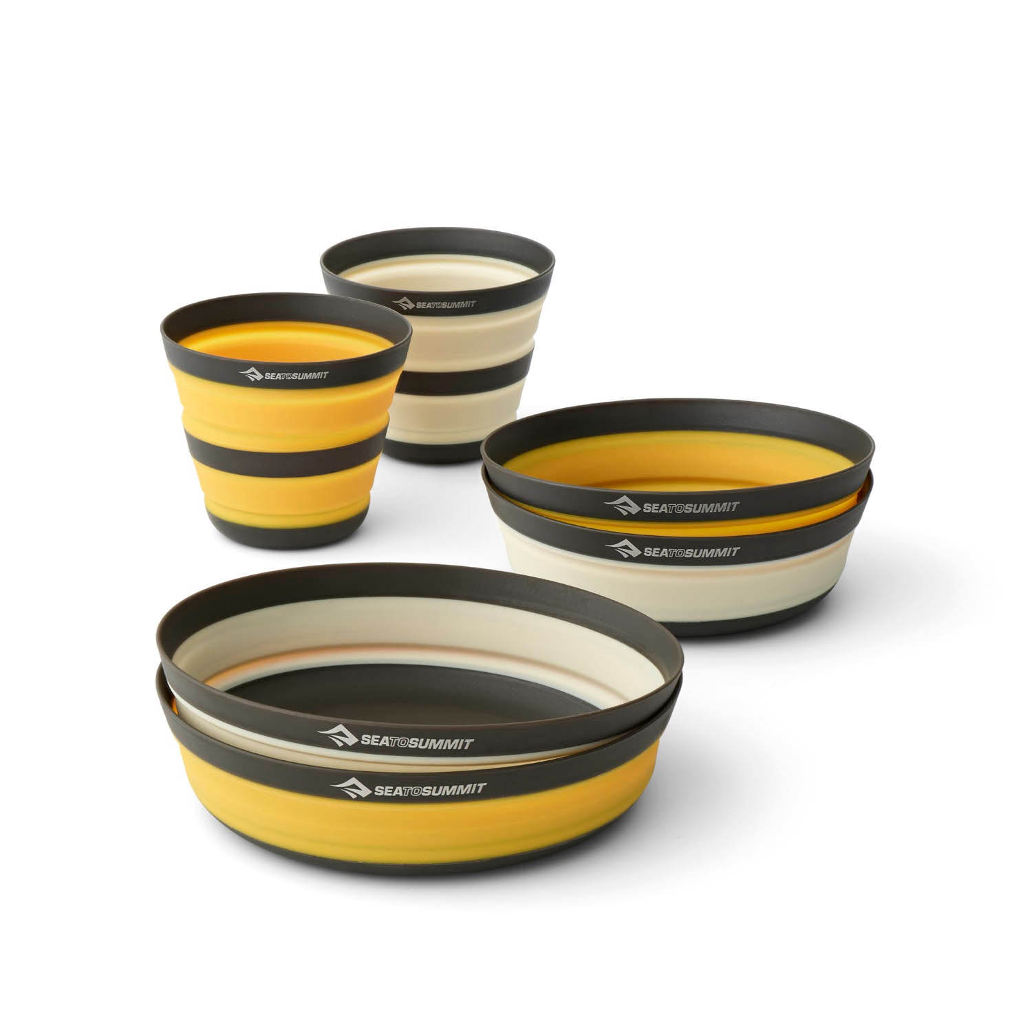 Frontier Dinnerware Set – Ultraleichtes, zusammenfaltbares Geschirrset (6-teilig)