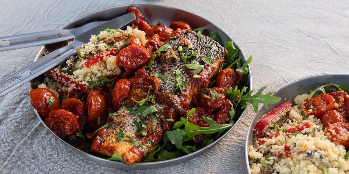 Grilled Salmon Sunset