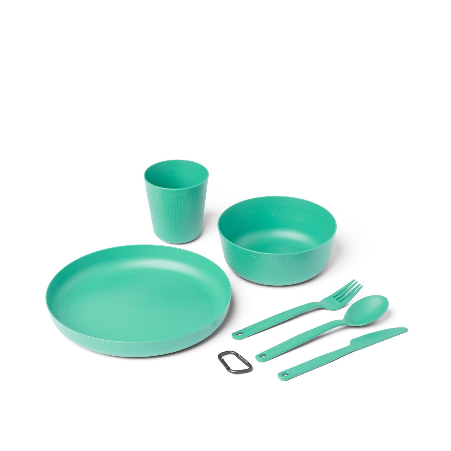 Cabbage || Camp Dinnerware Set with Mesh Sack - [6 Piece]
