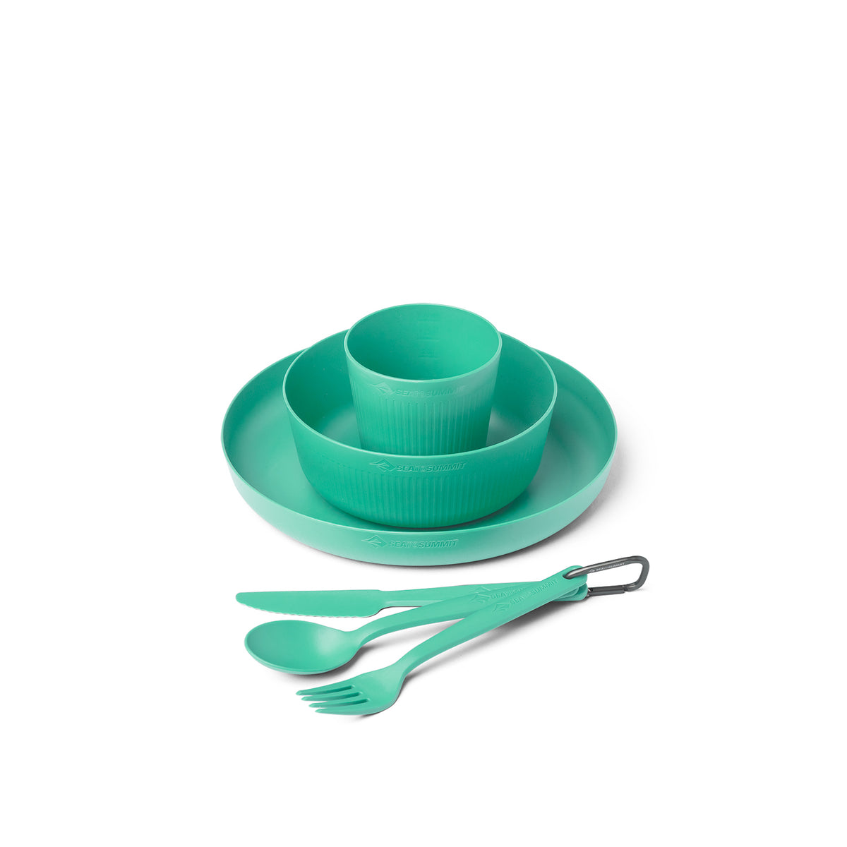 Cabbage || Camp Dinnerware Set with Mesh Sack - [6 Piece]