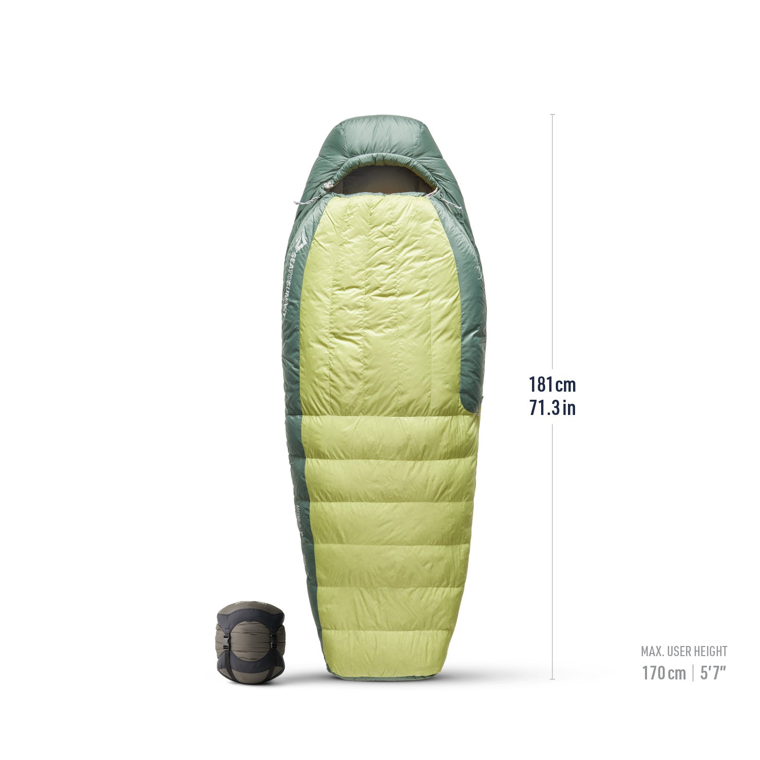 annette frank schlafsack Ascent Women – Frauenspezifischer Daunenschlafsack