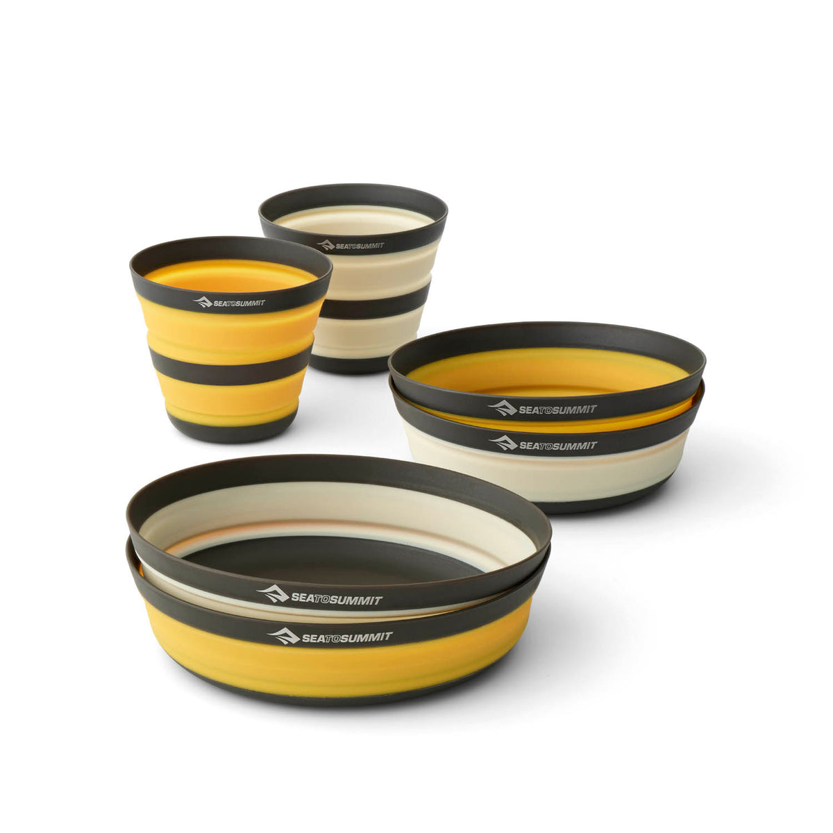 Frontier Dinnerware Set – Ultraleichtes, zusammenfaltbares Geschirrset (6-teilig)