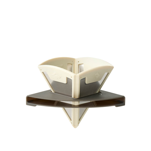 Wiederverwendbarer Edelstahl-Kaffeefilter – Zusammenklappbar & Flach Für Camping, Reisen & Outdoor
