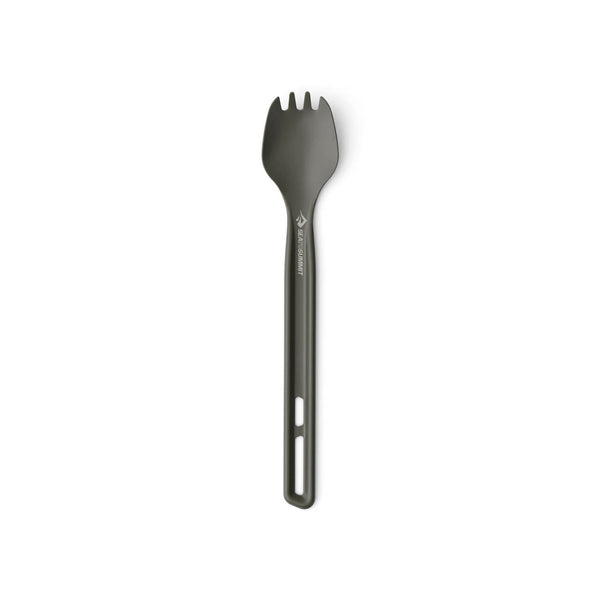 Spork In Titanio Navaris - Cucchiaio E Forchetta 2 In 1, 21.5 Cm, Con Custodia, Per Trekking - Foto 5