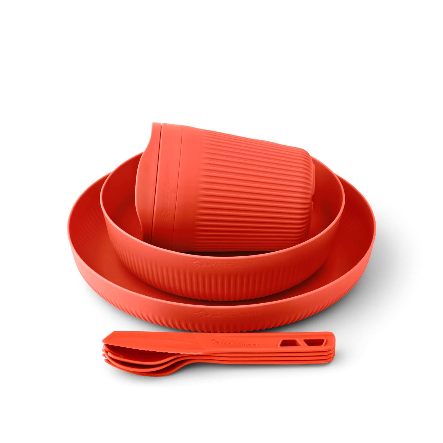 Spicy Orange || Passage Dinnerware Set - [7 Piece]