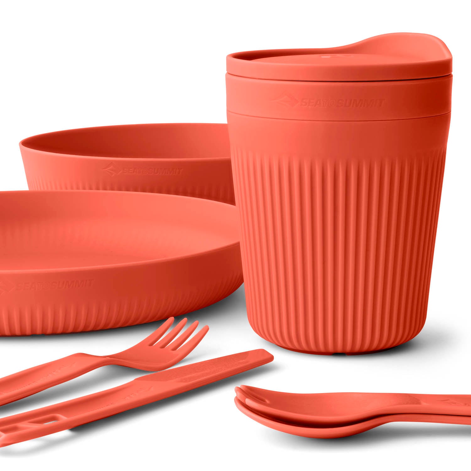Spicy Orange || Passage Dinnerware Set - [7 Piece]