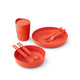 Spicy Orange || Passage Dinnerware Set - [7 Piece]