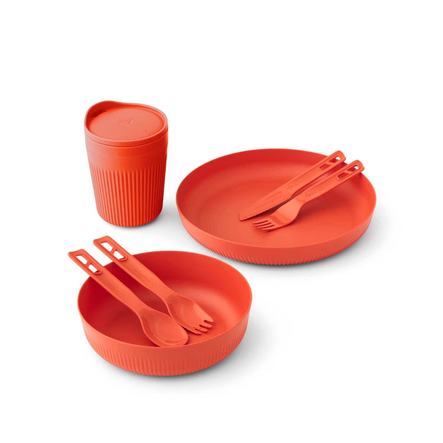 Spicy Orange || Passage Dinnerware Set - [7 Piece]