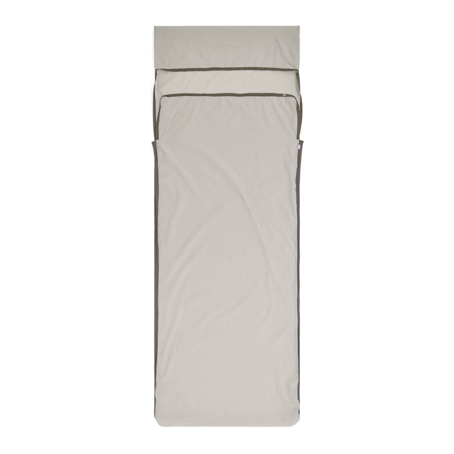 Rectangular with Pillow Sleeve || Silk Blend Sleeping Bag Liner