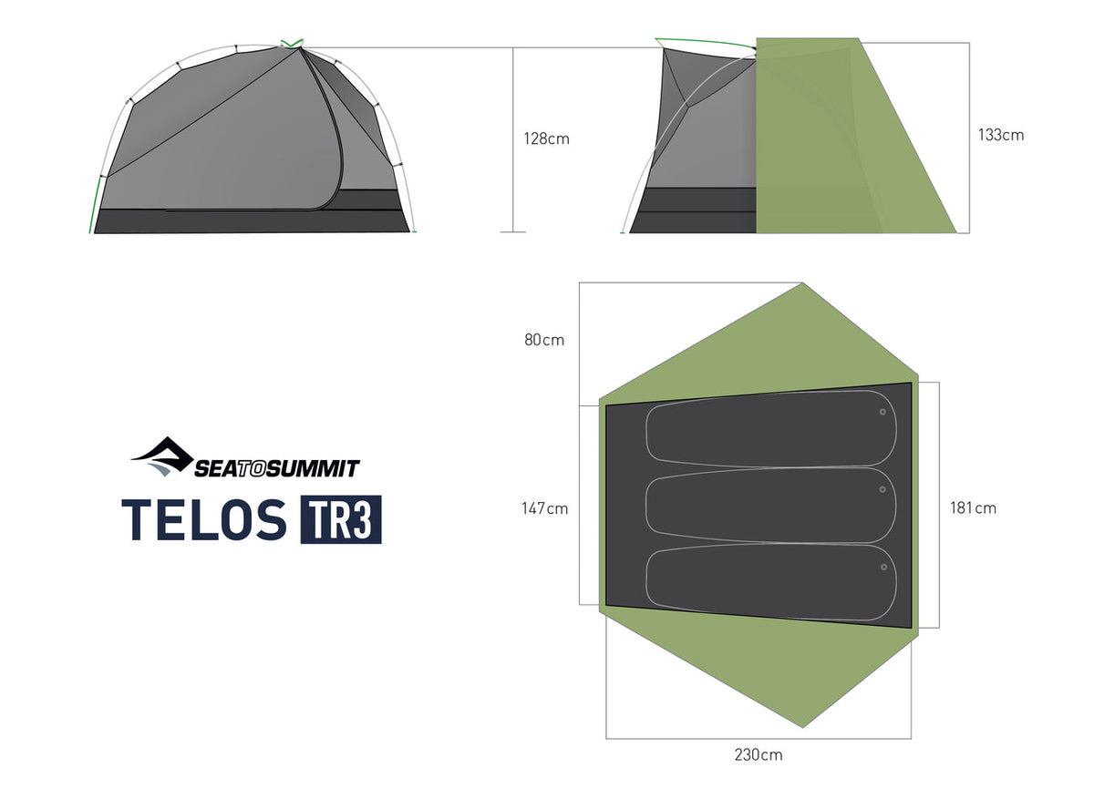 TR3 || Telos Freestanding Ultralight Tent
