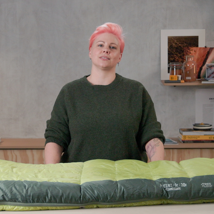 Ascent Women’s Down Sleeping Bag Product Explainer Video