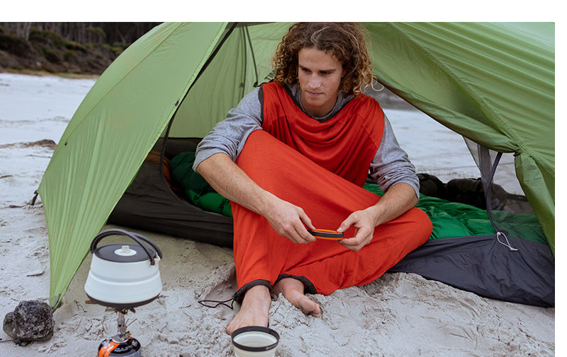 Sacco A Letto Termico SEA TO SUMMIT Reactor Extreme - Fodera Termolite Per Trekking E Campeggio, Colore Rosso - Foto 2