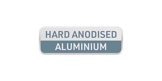 Hard Anodised Aluminum