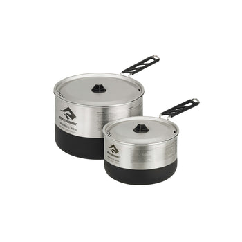 Sigma 2 Pot Stainless Steel Cookset for Camping
