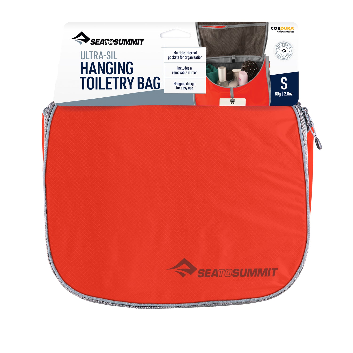 S / Spicy Orange || Hanging Toiletry Bag