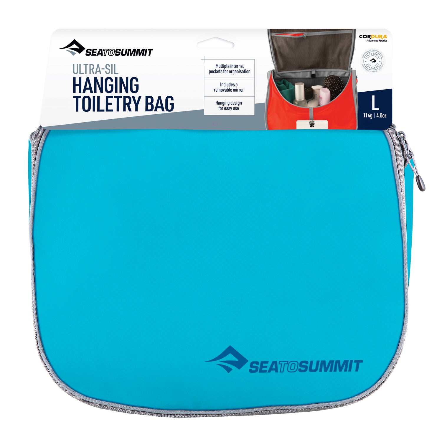 L / Atoll Blue || Hanging Toiletry Bag