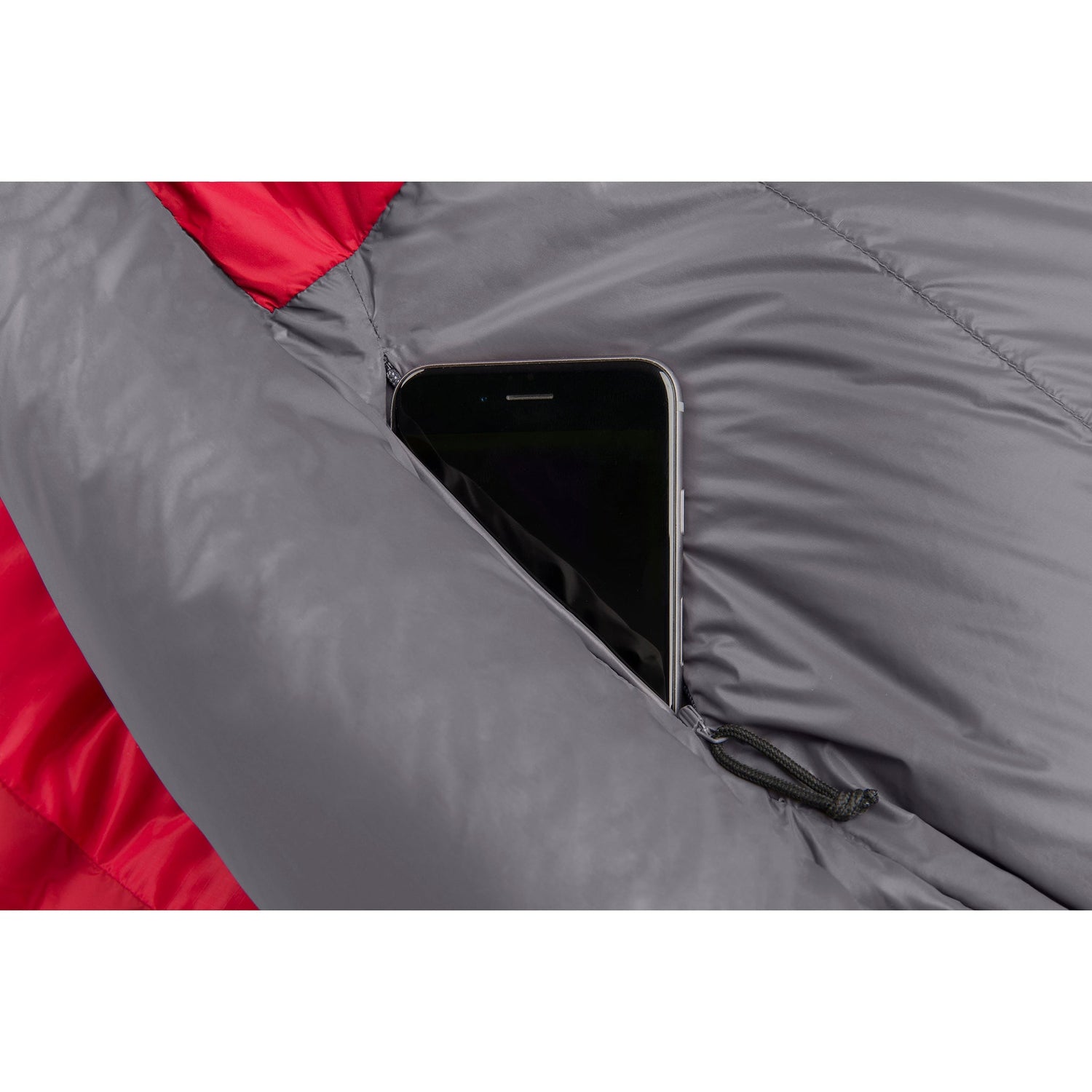 Alpine Down Winter Sleeping Bag Cell Phone Pocket