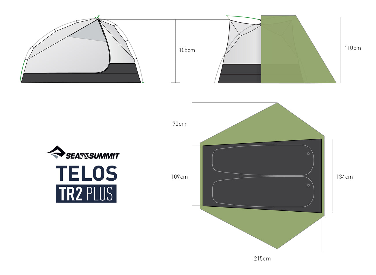 Telos Plus - Two or Three-person Year-Round Freestanding