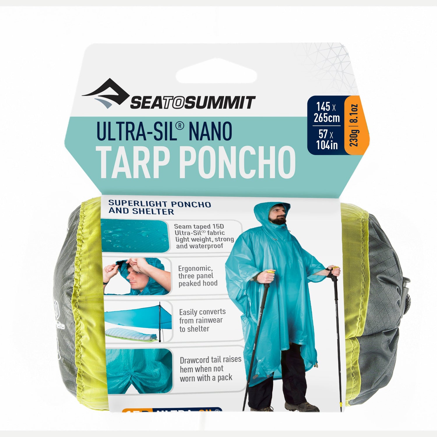 poncho schlafsack Ultra-Sil Nano Poncho und Tarp